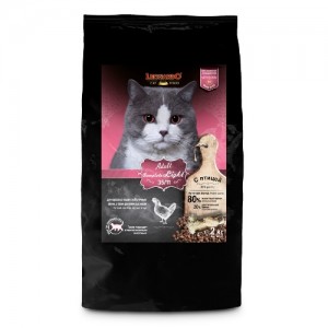 фото Сухой корм для кошек leonardo adult complete light, домашняя птица, 7,5кг