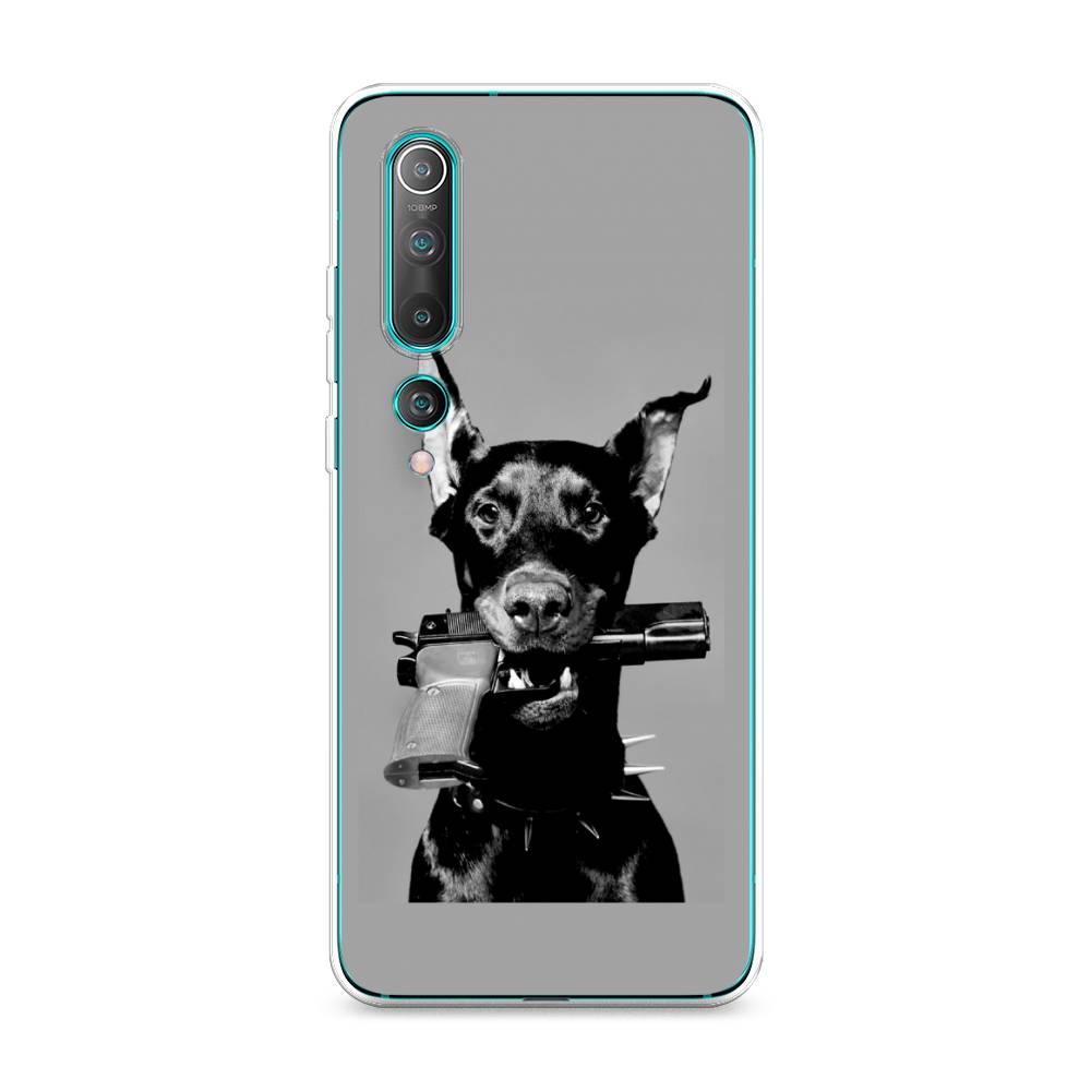 

Силиконовый чехол "Доберман" на Xiaomi Mi 10 Pro, Разноцветный, 37850-1