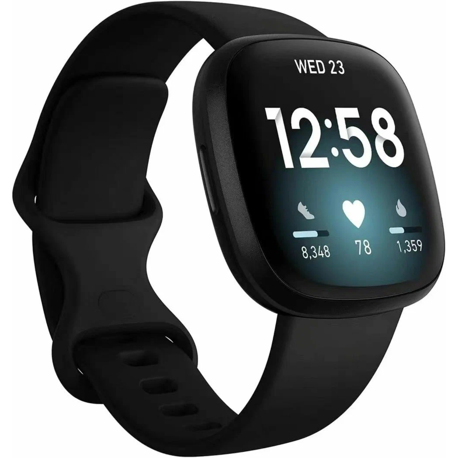 Смарт-часы Fitbit Versa 3 черный/черный