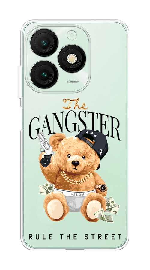 

Чехол на Itel A50 "The Gangster", Бежевый;серый;черный, 3202250-1