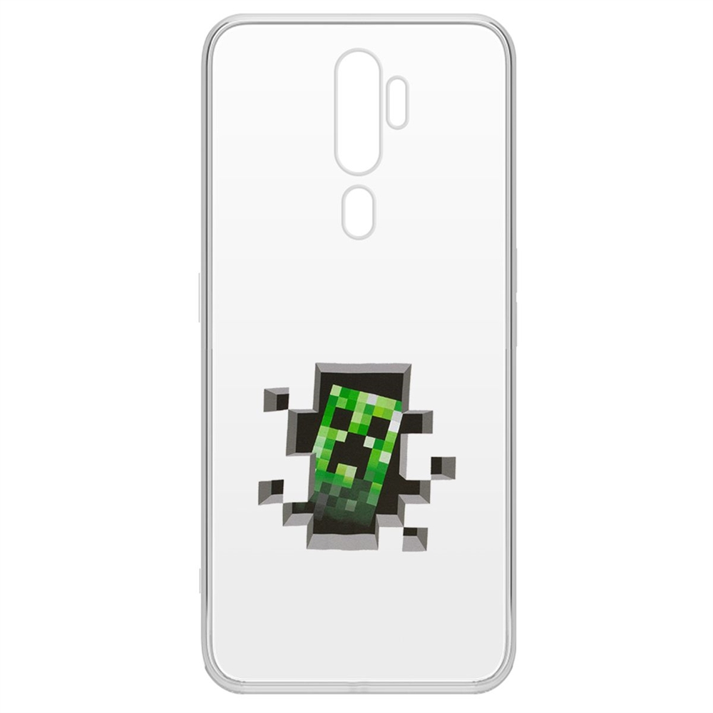 

Чехол-накладка Krutoff Крипер для Oppo A5 (2020)/A9 (2020), Прозрачный