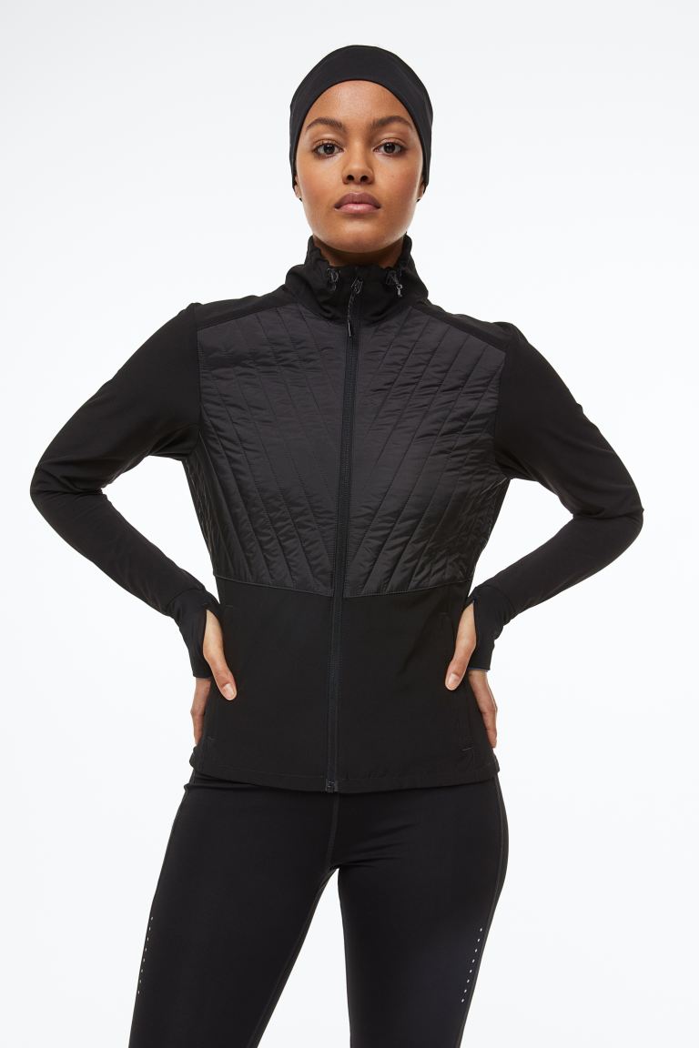 Куртка женская H&M 1122067001 черная 2XL (доставка из-за рубежа)