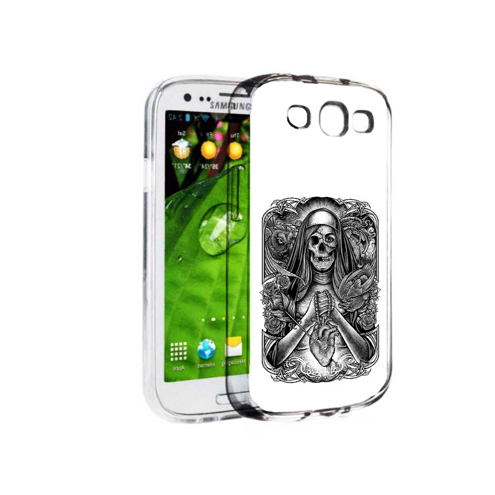 

Чехол MyPads Tocco для Samsung Galaxy S3 скелет с сердцем (PT123108.507.603), Прозрачный, Tocco