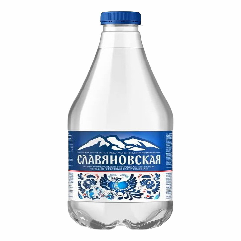 

Вода минеральная Славяновская газированная лечебно-столовая 1 л