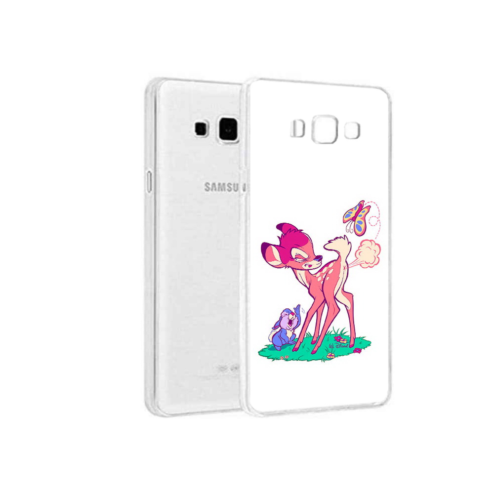 

Чехол MyPads Tocco для Samsung Galaxy A8 смешной олененок, Прозрачный, Tocco