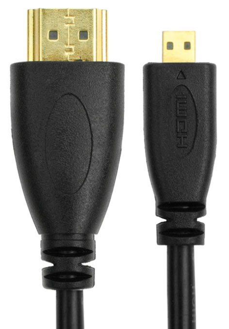 

Кабель-переходник GSMIN HD15 HDMI (M) - Micro HDMI (M) (1 м) (Black)