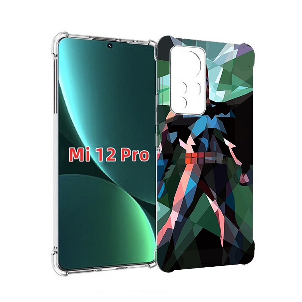 

Чехол MyPads полигональный-бэтмен-арт для Xiaomi 12S Pro, Прозрачный, Tocco