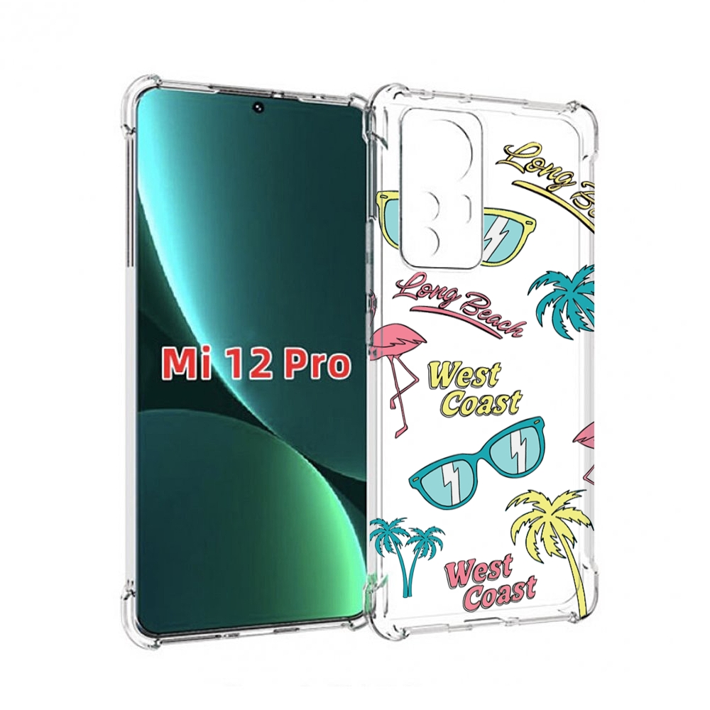 

Чехол MyPads пляжные-декорации для Xiaomi 12S Pro, Прозрачный, Tocco