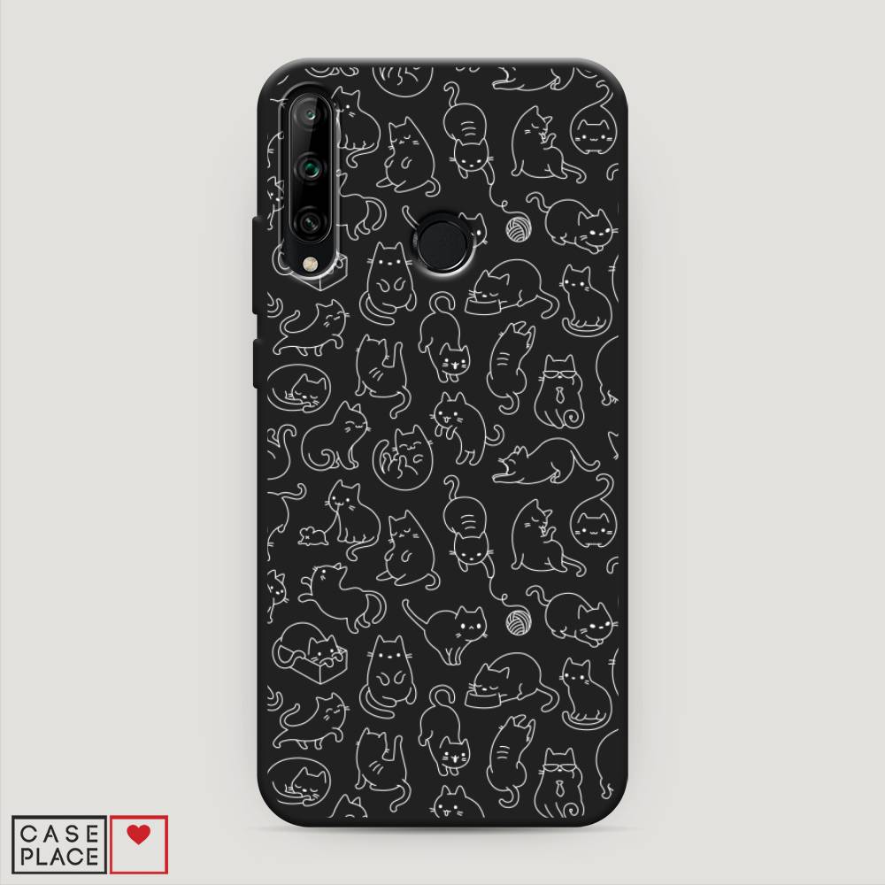 

Чехол Awog на Honor 9C "Шкодливые котики", Черный;белый;серый, 612552-1