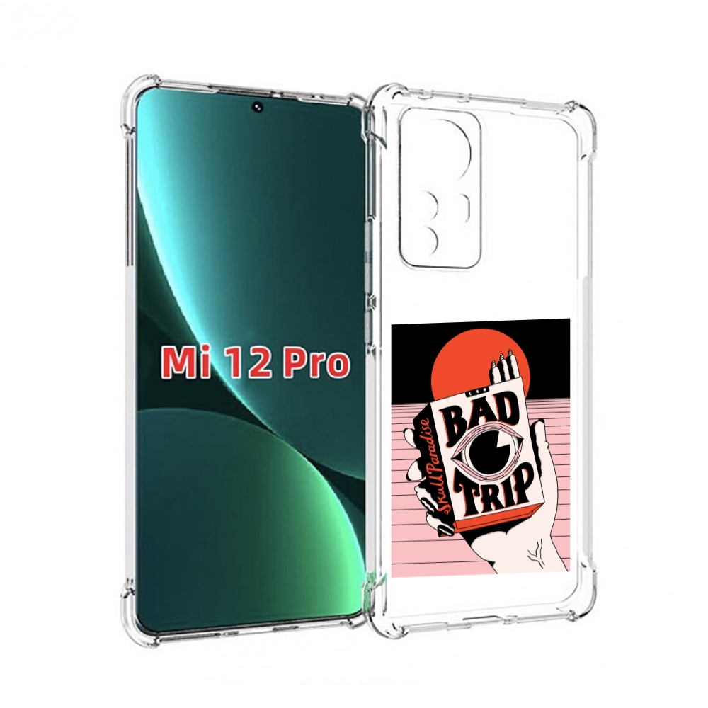 

Чехол MyPads плохая пачка для Xiaomi 12S Pro, Прозрачный, Tocco