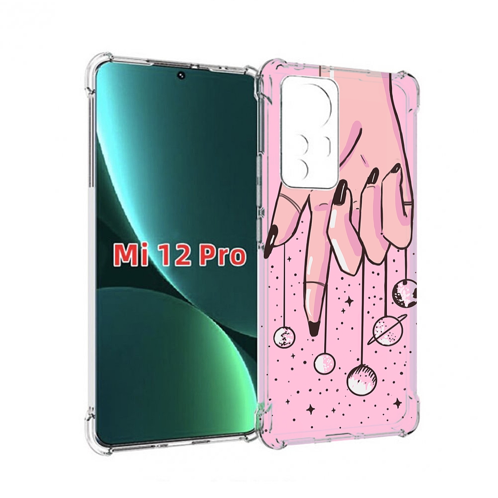 

Чехол MyPads планеты-на-пальцах для Xiaomi 12S Pro, Прозрачный, Tocco