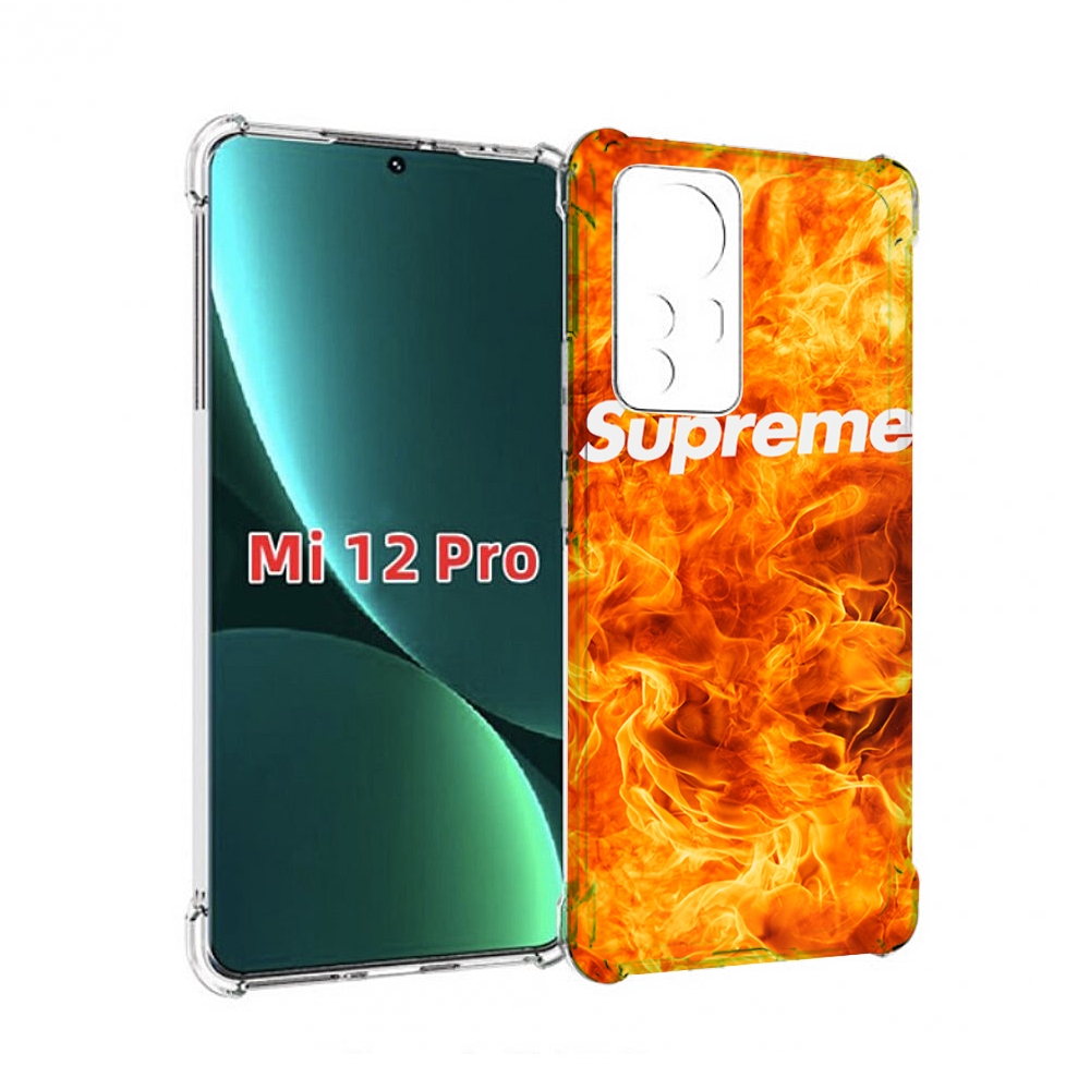 

Чехол MyPads пламя-пламенное суприм для Xiaomi 12S Pro, Прозрачный, Tocco