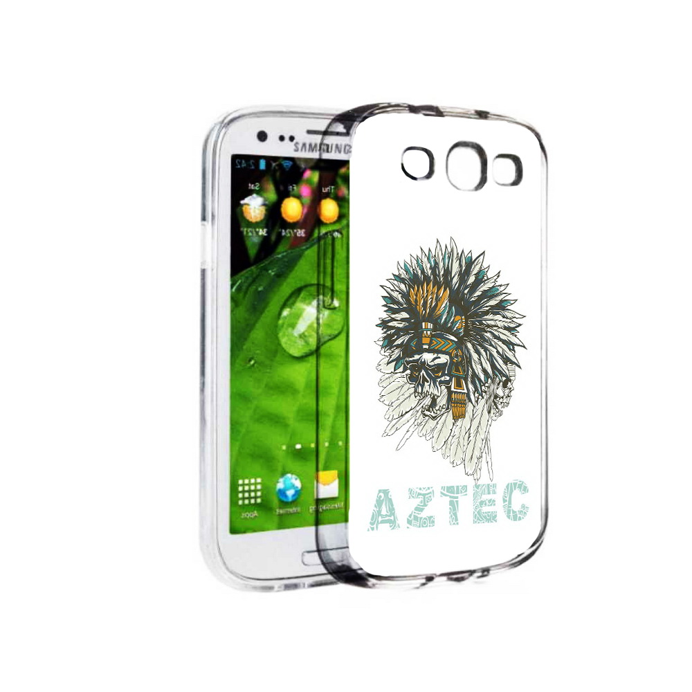 

Чехол MyPads Tocco для Samsung Galaxy S3 скелет индеец (PT123108.507.602), Прозрачный, Tocco