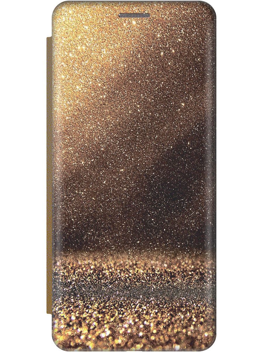 

Чехол-книжка на Samsung Galaxy A32 c принтом "Золотая пыль" золотистый, Желтый;золотистый, 9525