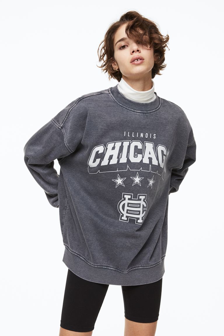 

Свитшот женский H&M 1121853002 черный XS (доставка из-за рубежа), 1121853002