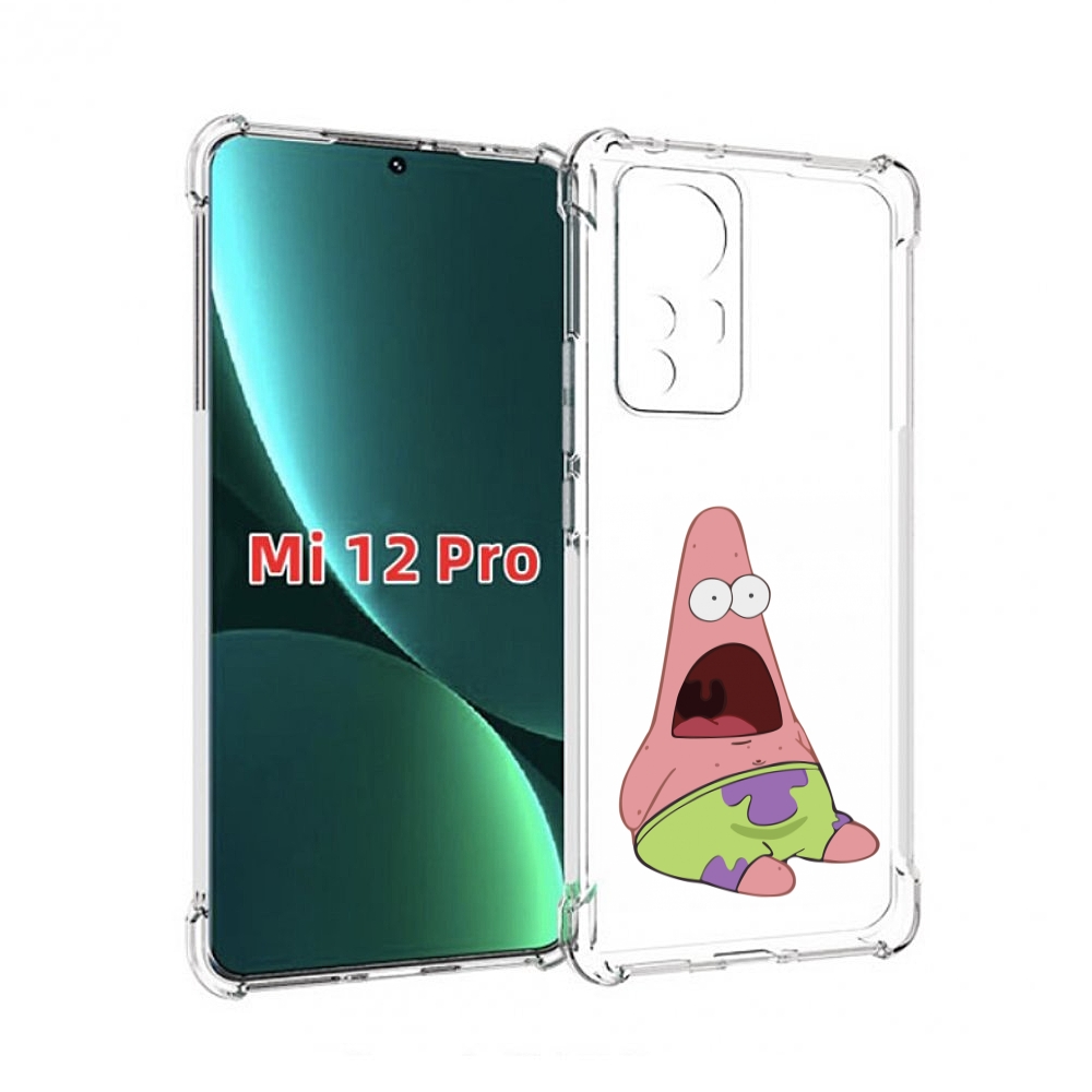 

Чехол MyPads патрик-в-шоке детский для Xiaomi 12S Pro, Прозрачный, Tocco