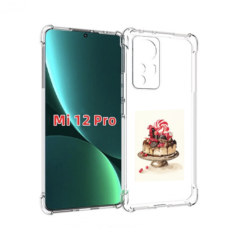 

Чехол MyPads вкусный торт для Xiaomi 12S Pro, Прозрачный, Tocco