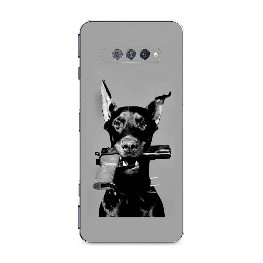 

Силиконовый чехол "Доберман" на Xiaomi Black Shark 4S Pro, Доберман