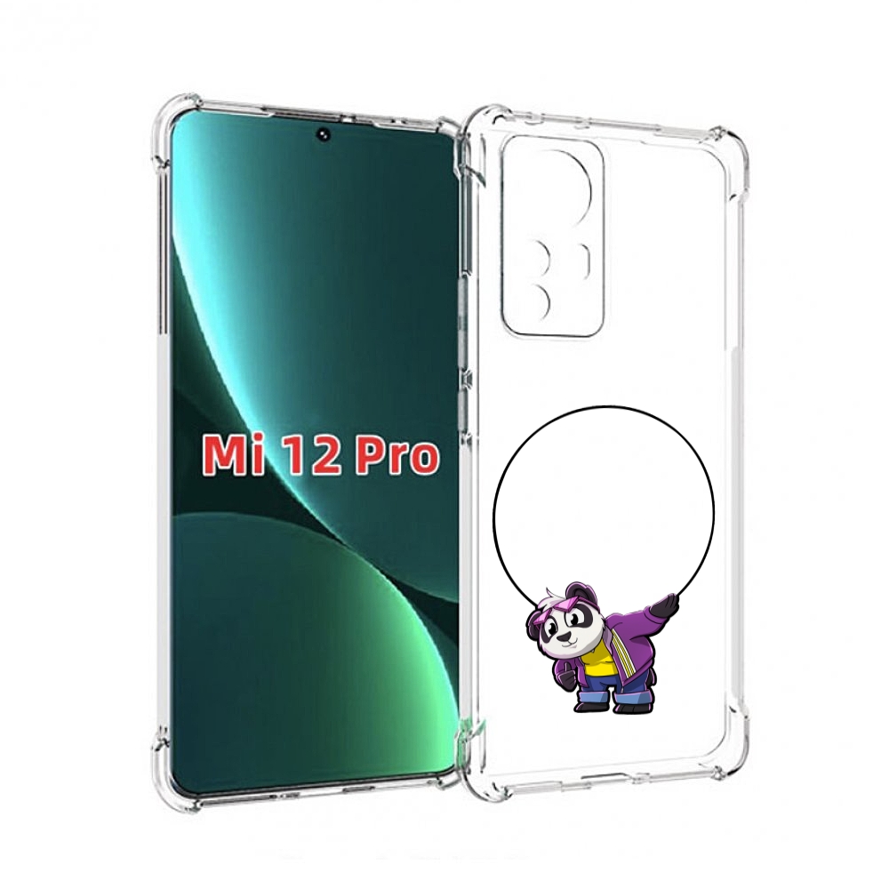 

Чехол MyPads панда-с-обручем для Xiaomi 12S Pro, Прозрачный, Tocco