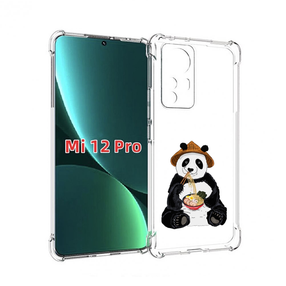 

Чехол MyPads панда-любит-лапшу для Xiaomi 12S Pro, Прозрачный, Tocco