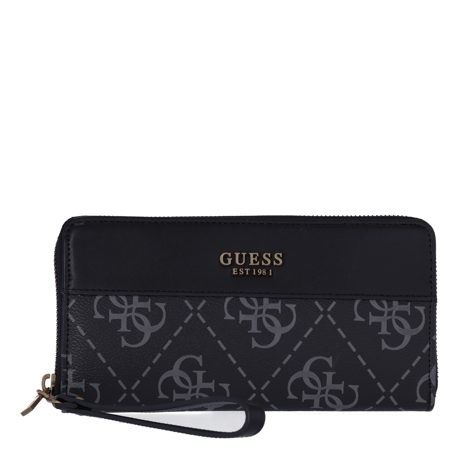 Кошелек женский Guess SB868863 угольно-чёрный; мульти GUESS черный