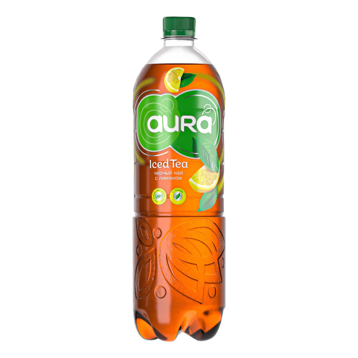 

Холодный чай черный Aura лимон 0,5 л
