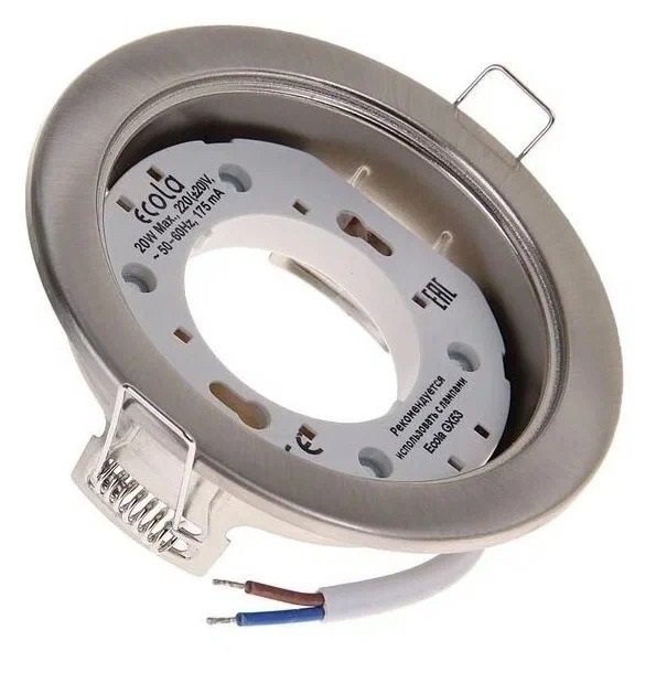 

Светильник встраиваемый Ecola GX53 H4 Downlight FS53H4ECB