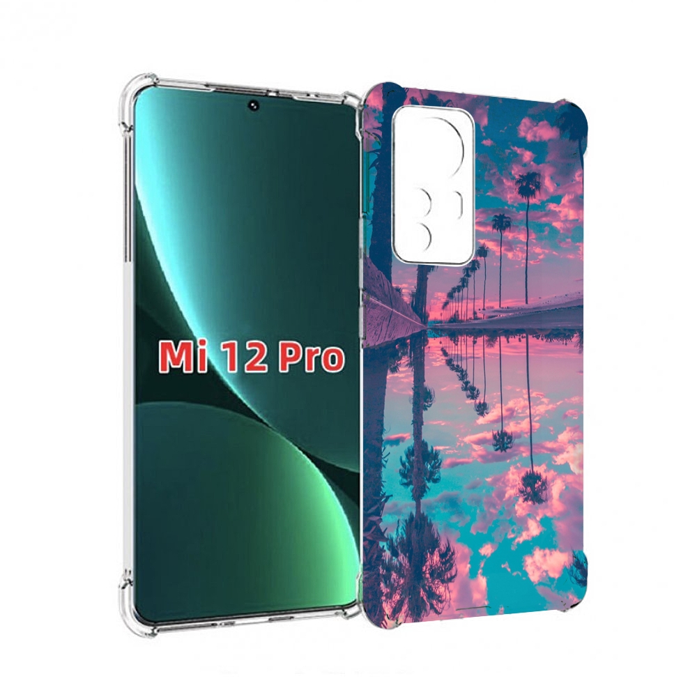 

Чехол MyPads отражение-пальм для Xiaomi 12S Pro, Прозрачный, Tocco