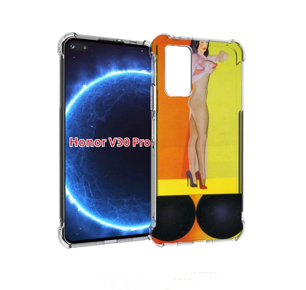 

Чехол бампер MyPads девушка на шарах женский для Honor V3, Прозрачный, Tocco