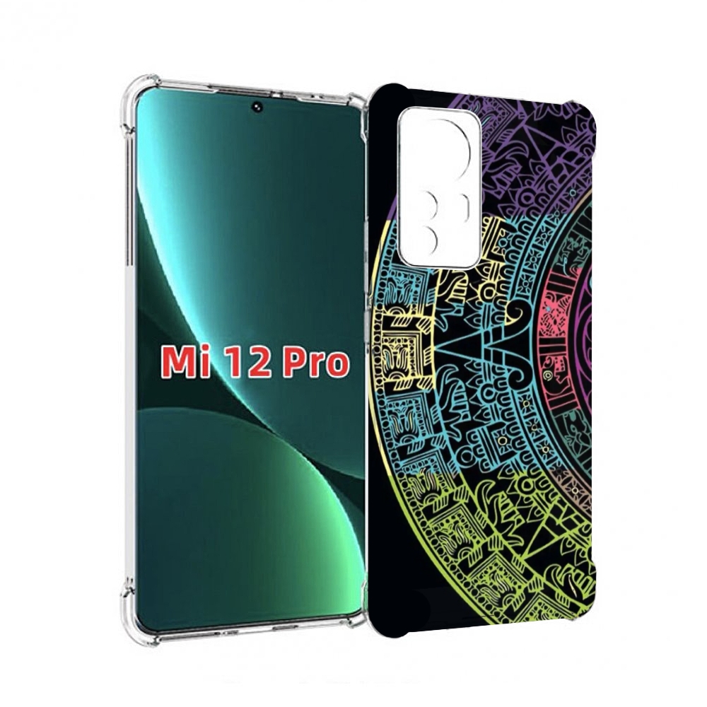 

Чехол MyPads орнамент полукруга для Xiaomi 12S Pro, Прозрачный, Tocco