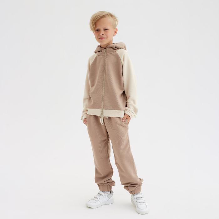 

Костюм для мальчика MINAKU: Casual Collection KIDS цвет бежевый, рост 140, 688035