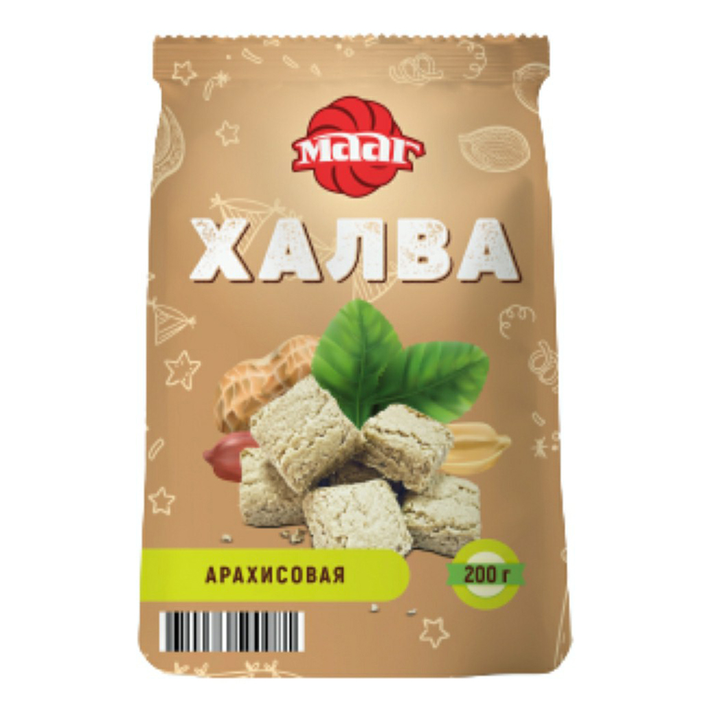 

Халва Мааг с арахисом 200 г