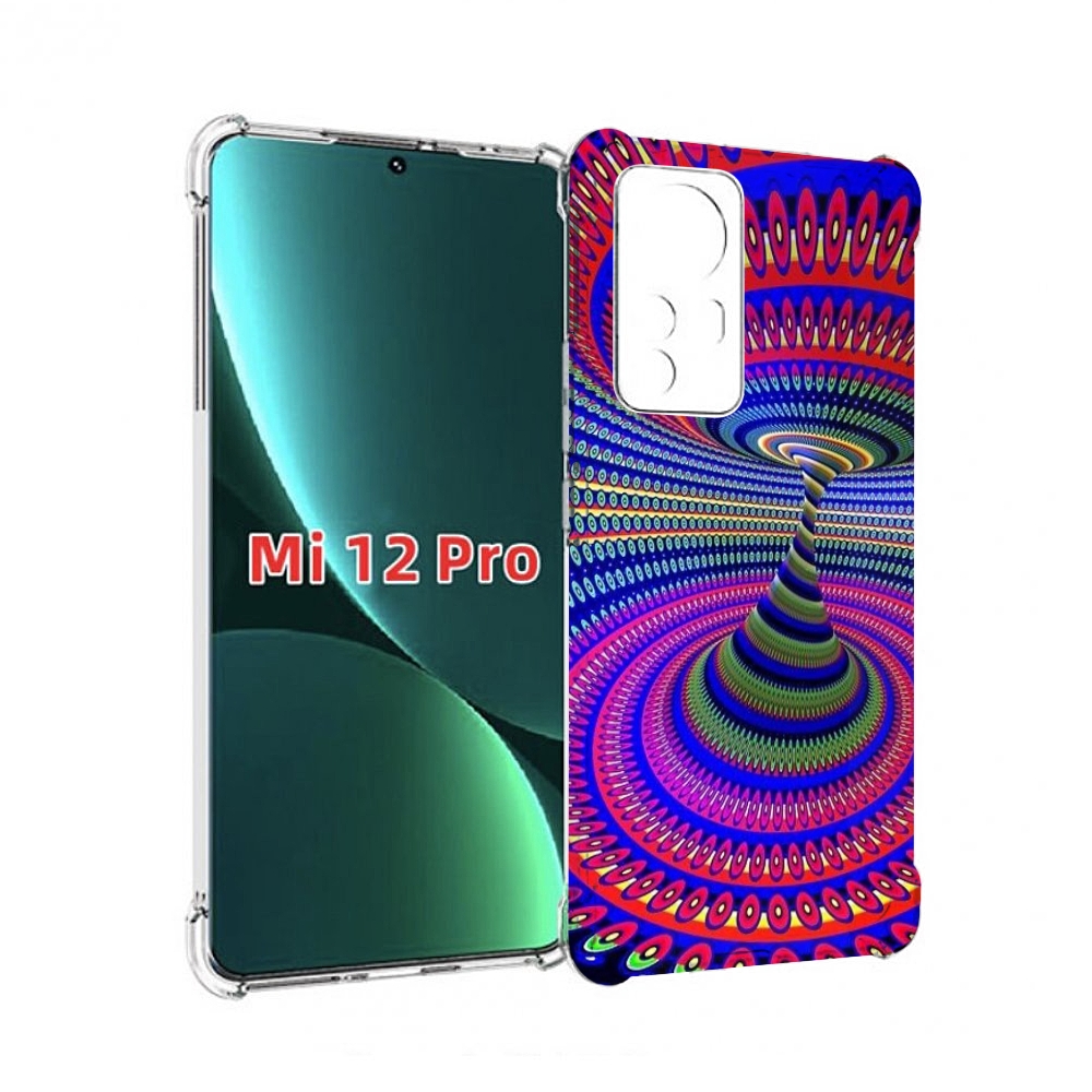 

Чехол MyPads оптическая иллюзия для Xiaomi 12S Pro, Прозрачный, Tocco