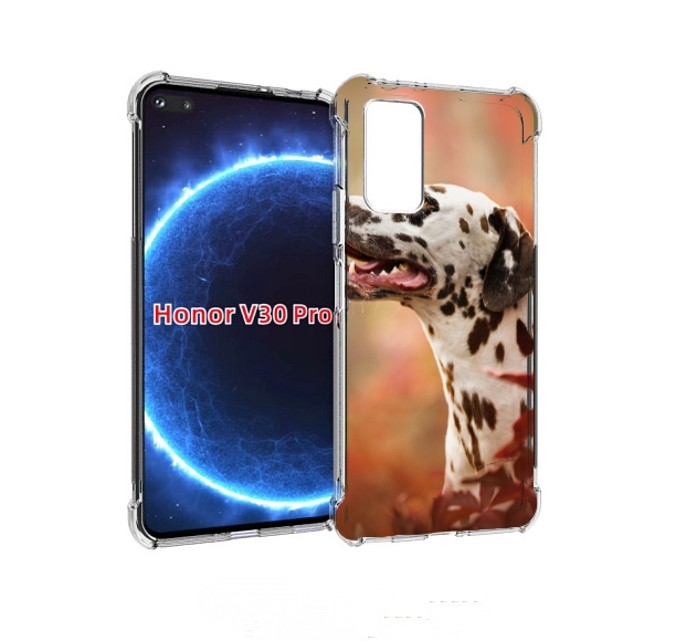 

Чехол бампер MyPads далматин для Honor V30 Pro, Прозрачный, Tocco