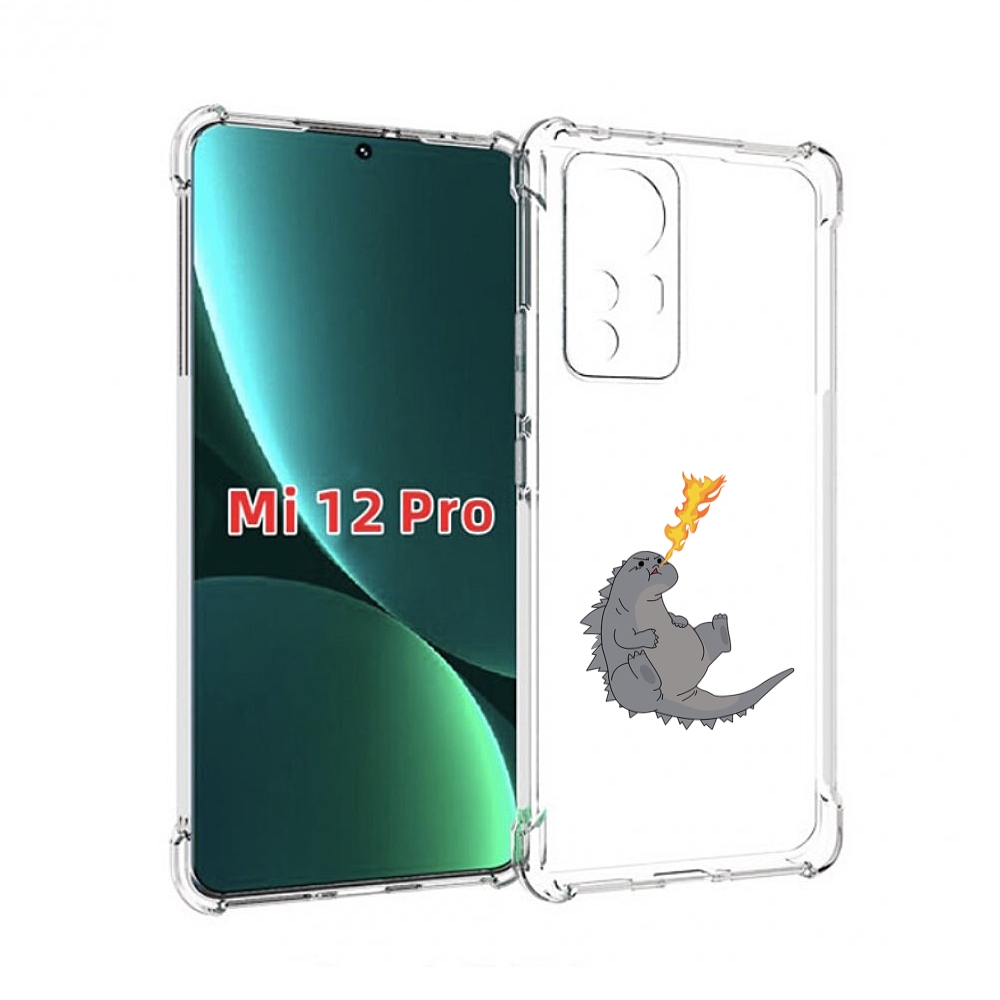 

Чехол MyPads огнедышащий-дракончик для Xiaomi 12S Pro, Прозрачный, Tocco