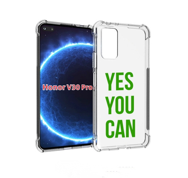 

Чехол бампер MyPads да-ты-можешь для Honor V30 Pro, Прозрачный, Tocco