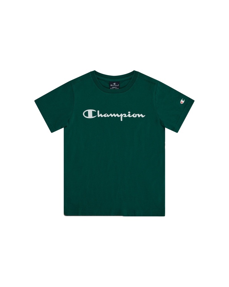 фото Футболка champion legacy american classics crewneck t-shirt 305365-gs502 цв.зеленый р.162