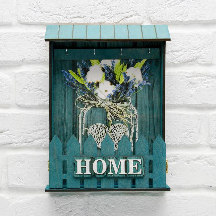 

Ключница с полкой Home, 22,5 х 30,5 х 5,7 см