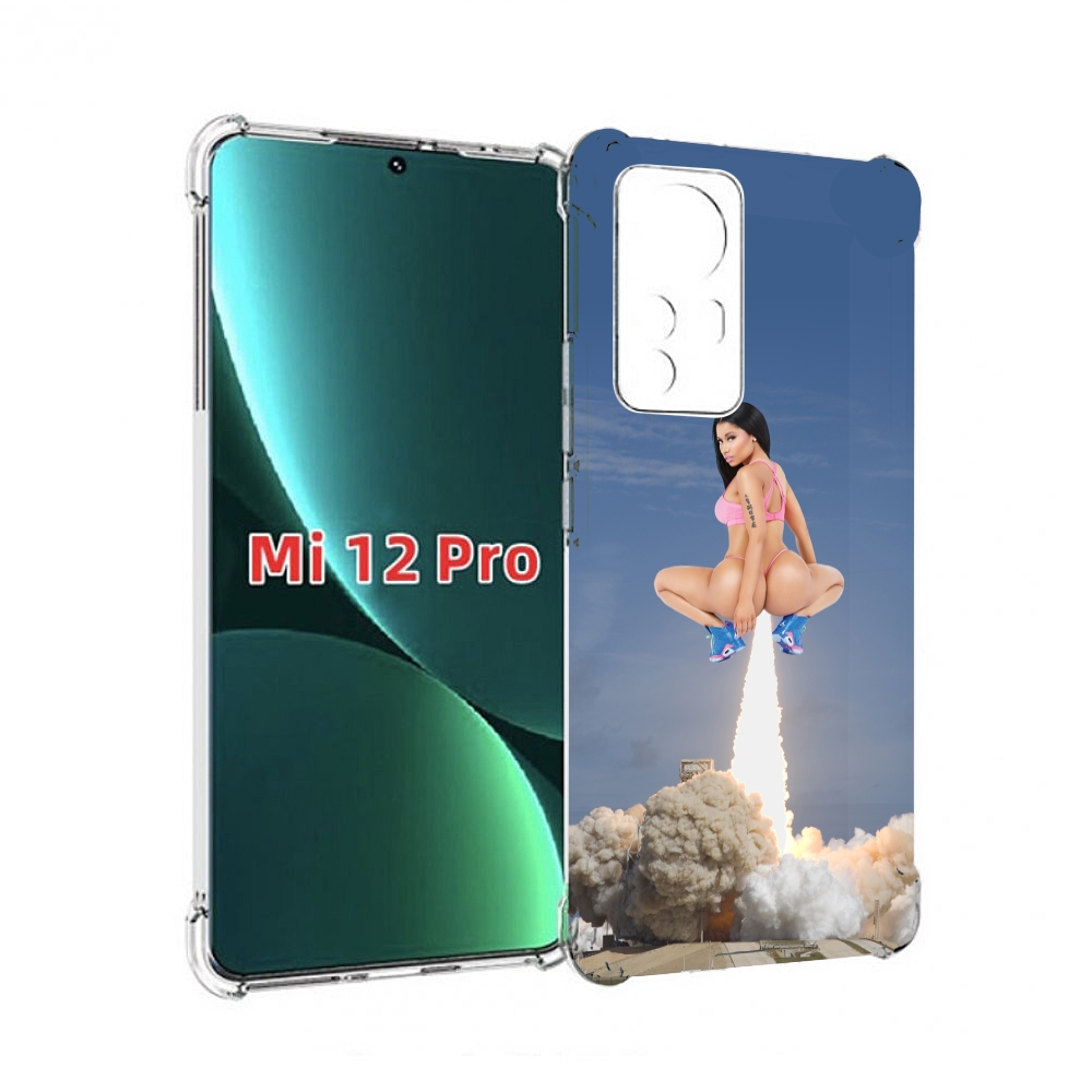 

Чехол MyPads ники-минаж-ракета детский для Xiaomi 12S Pro, Прозрачный, Tocco