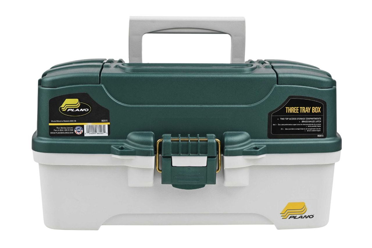 Ящик рыболовный Plano 2 Tray Tackle Box (22.9 / 21.3 / 34 / зеленый / 413x229x213 /