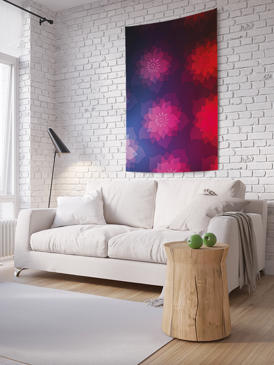 

Вертикальное фотопанно на стену JoyArty Призрачное цветение 150x200 см, Призрачное цветение