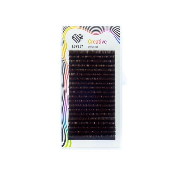 

Ресницы Lovely Dark Chocolate CC 0.07 13 мм, Коричневый