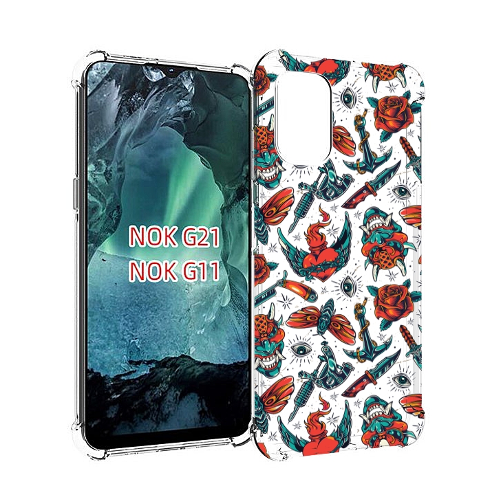 

Чехол Mypads Олд-Скул-Пак Для Nokia G11/G21, Прозрачный, Tocco