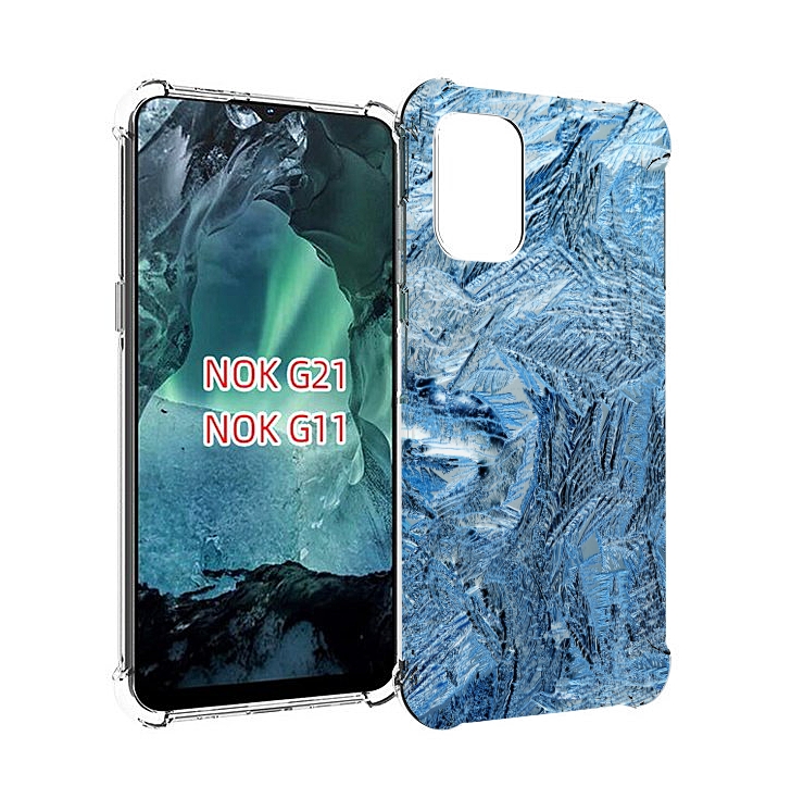 

Чехол Mypads Обледенение Для Nokia G11/G21, Прозрачный, Tocco