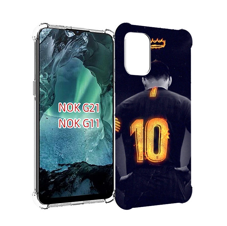 

Чехол Mypads Номер-10 Для Nokia G11/G21, Прозрачный, Tocco