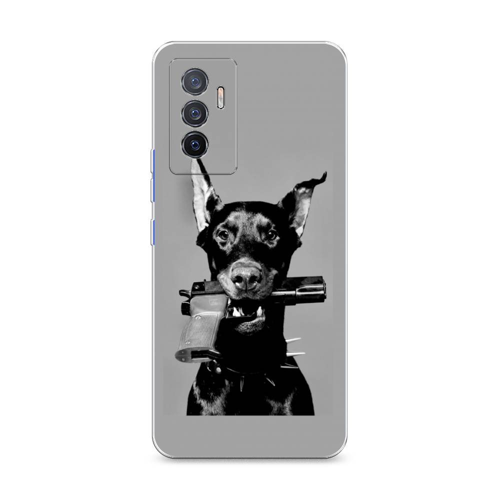 

Силиконовый чехол "Доберман" на Vivo Y75 4G, Разноцветный, 267050-1