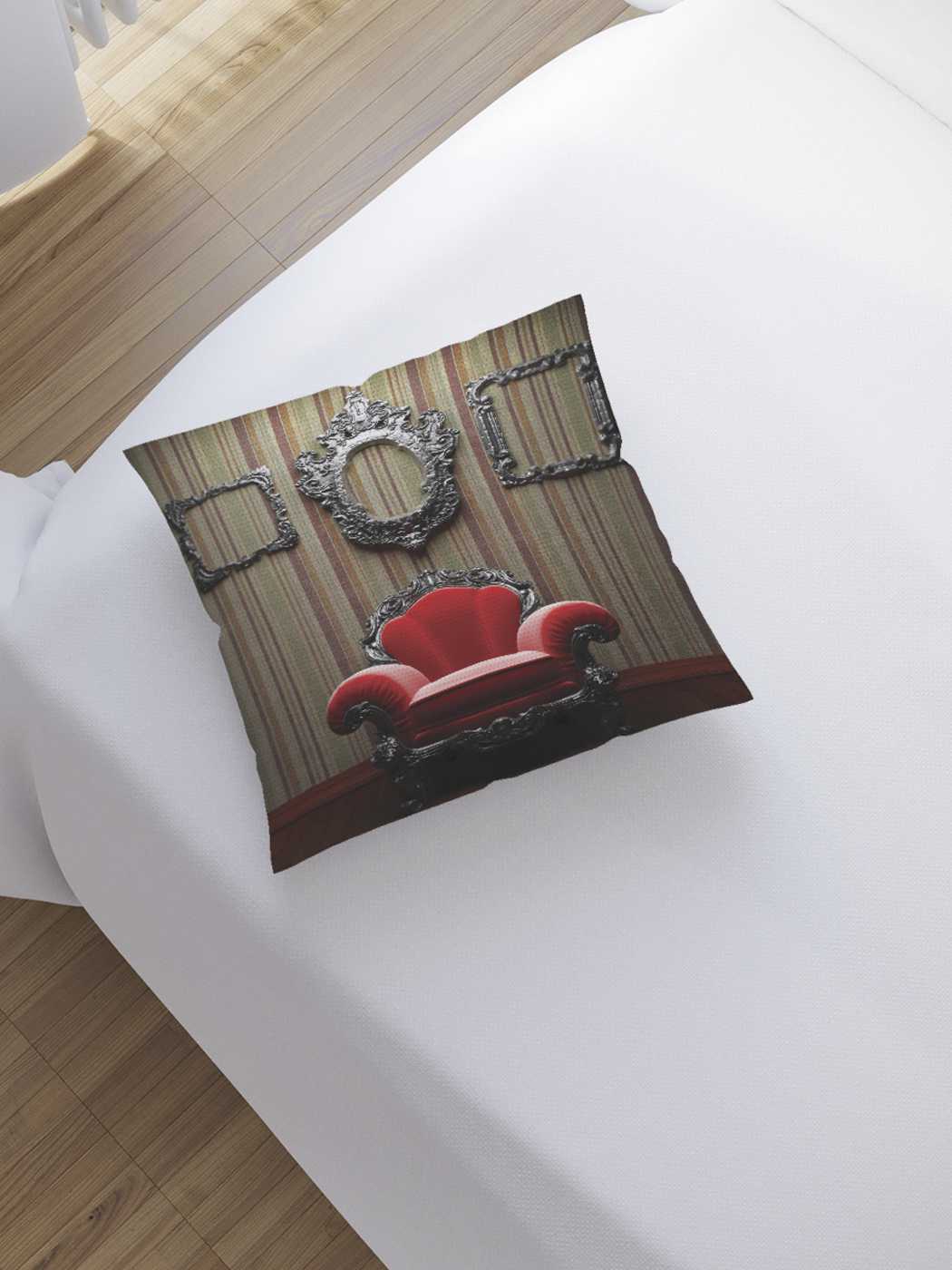 фото Наволочка декоративная joyarty "шикарное кресло" на молнии, 45x45 см