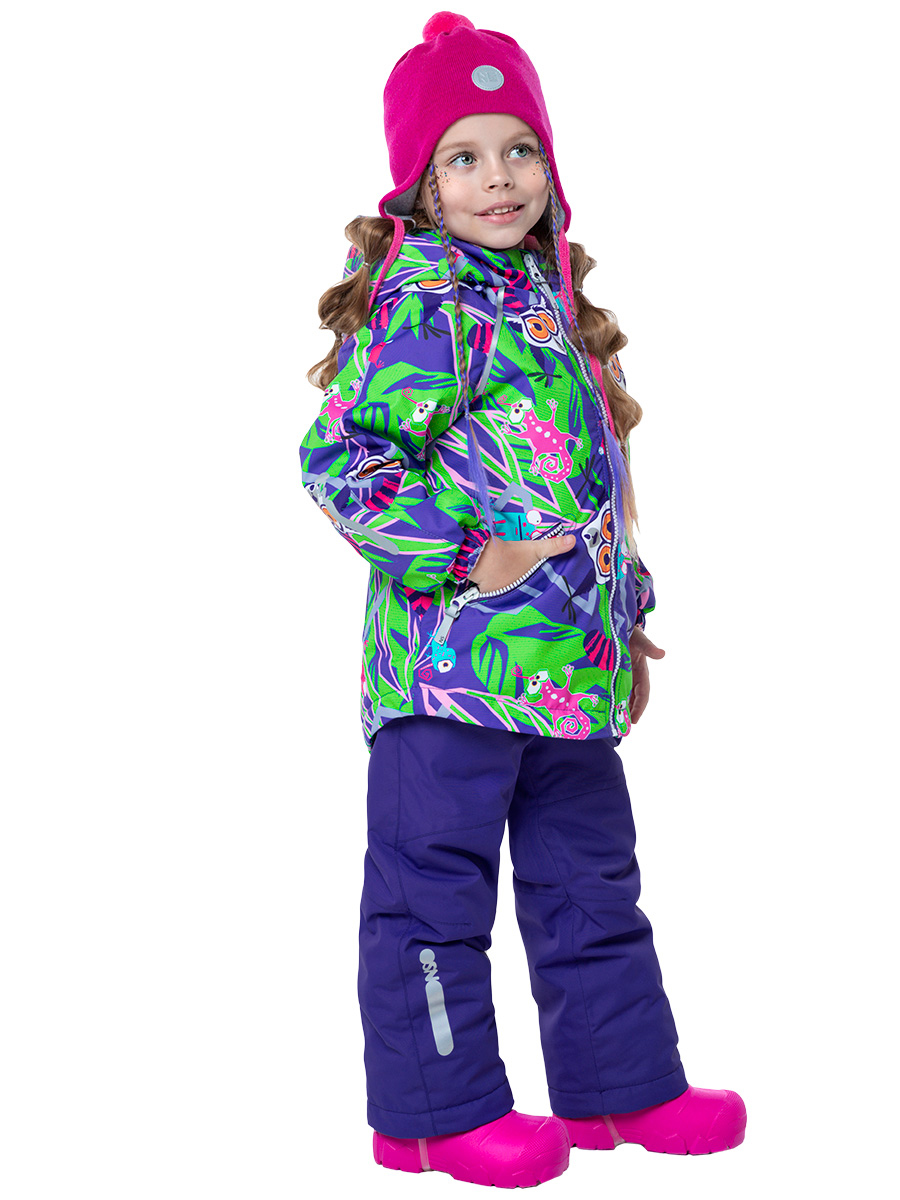 

Комплект верхней одежды NIKASTYLE 7м1623, лайм/фиолетовый, 122, Разноцветный, 7м1623