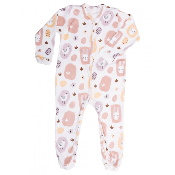 Комбинезон детский Forest kids Bunnies цв. белый р. 80