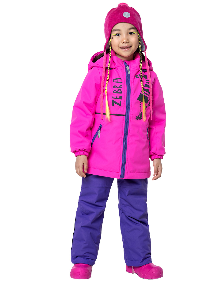 

Комплект верхней одежды NIKASTYLE 7м1223, фуксия/лиловый, 116, Розовый, 7м1223
